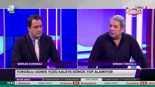 ErmanToroğlu: Ben olsam penaltıyı Gomis'e attırmam