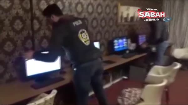 Şişli’de sanal kumarhaneye polis baskını