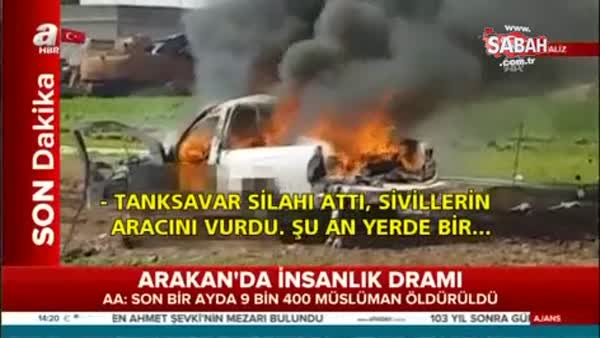 Arakan'da insanlık dramı... 9 bin 400 Müslüman öldürüldü!