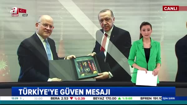 Cumhurbaşkanı Erdoğan, General Electric CEO'su John Flannery’i kabul etti