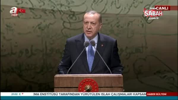 Cumhurbaşkanı Erdoğan'dan Külliye'de önemli açıklamalar