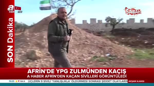 Afrin'de YPG zulmünden kaçış