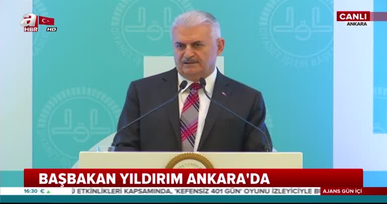 Başbakan Yıldırım İl Müftüleri Toplantısı'nda konuştu