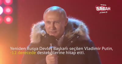 Putin’den -12 derecede zafer konuşması!