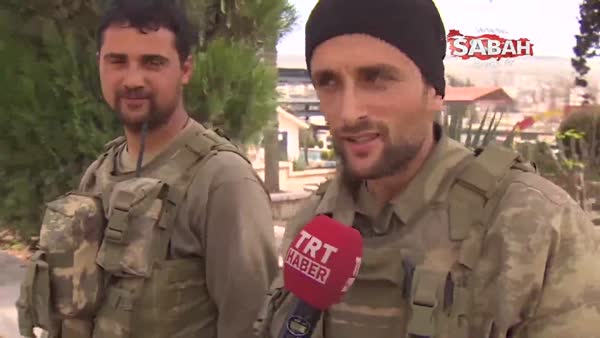 Afrin'deki Mehmetçik'ten Türk halkına mesaj var