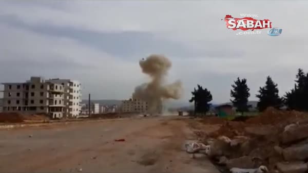 TSK, Afrin'de bomba tuzaklanan aracı imha etti