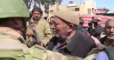 TSK, Afrin’e yapılan yardımların videosunu paylaştı