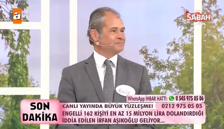 Engellileri 15 milyon lira dolandırdığı iddia edilen İrfan Aşıkoğlu canlı yayında!