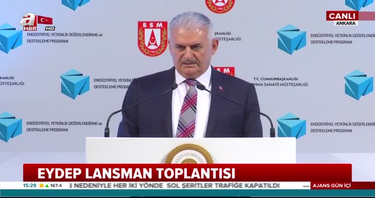 Başbakan Yıldırım EYDEP Lansman Toplantısı'nda konuştu