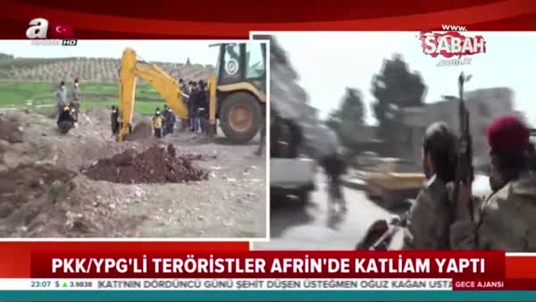 PKK/YPG tarafından katledilen 110 ÖSO askerinin toplu mezarı ortaya çıkarıldı