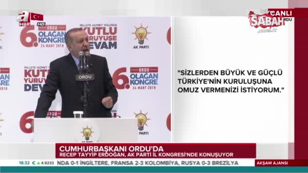 Cumhurbaşkanı Erdoğan: Kirli senaryoları devreye alıyorlar...