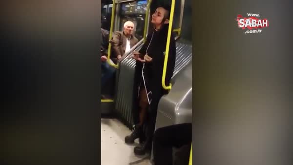 Metrobüs'te herkesi şoke eden yolcu!
