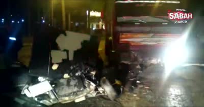 Kastamonu’da kamyon ile otomobil çarpıştı, iki kişi yaralandı