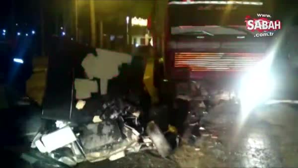 Kastamonu'da kamyon ile otomobil çarpıştı, iki kişi yaralandı