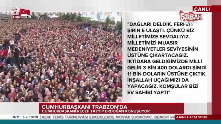 Cumhurbaşkanı Erdoğan "PKK'lılar Sincar'a kaçtı oraya da gideceğiz"