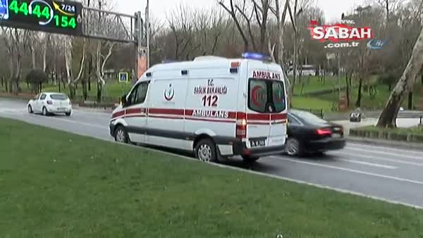 Beşiktaş'da yolun karşısına geçmek isteyen kadına otomobil çarptı