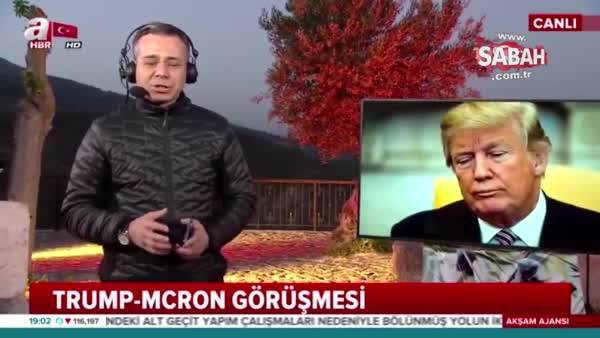 Son dakika haberi: ABD Başkanı Trump, Fransa Cumhurbaşkanı Macron ile telefonda görüştü
