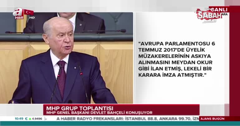 Bahçeli: 