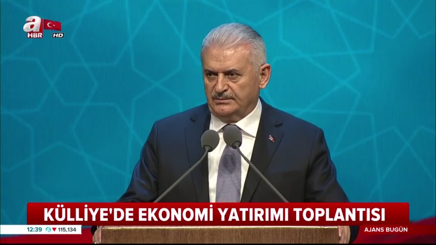 Başbakan Yıldırım, Ekonomi Yatırımı Toplantısı'nda konuştu