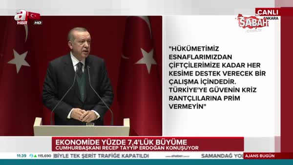 Cumhurbaşkanı Erdoğan'dan Zeytin Dalı Harekatı ile ilgili açıklama