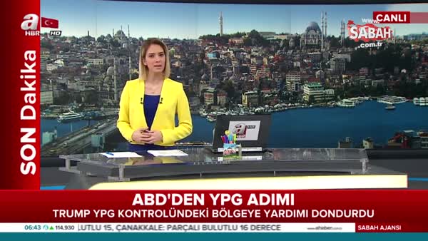 Trump YPG'ye ayrılan yardımı durdurduğunu açıkladı!