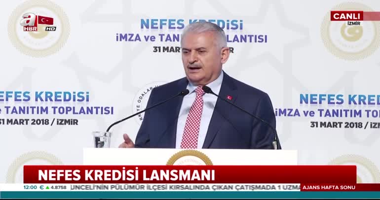 Başbakan Yıldırım, Nefes Kredisi Tanıtımı'nda konuştu