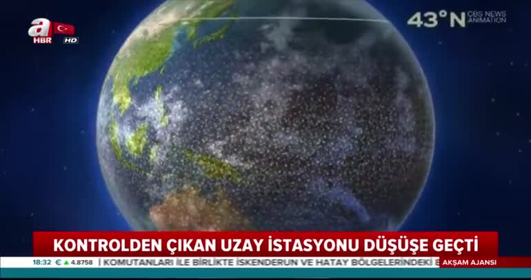 Çin’in kontrolden çıkan uzay istasyonu dünyaya çarpacak mı?