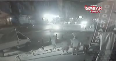 Atatürk Havalimanı’nda yaşayan genç basketbolcuya saldırı anı güvenlik kamerasında!