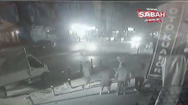 Atatürk Havalimanı'nda yaşayan genç basketbolcuya saldırı anı güvenlik kamerasında!