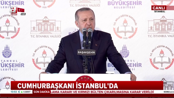 Cumhurbaşkanı Erdoğan İstanbul'da toplu açılış töreninde konuştu