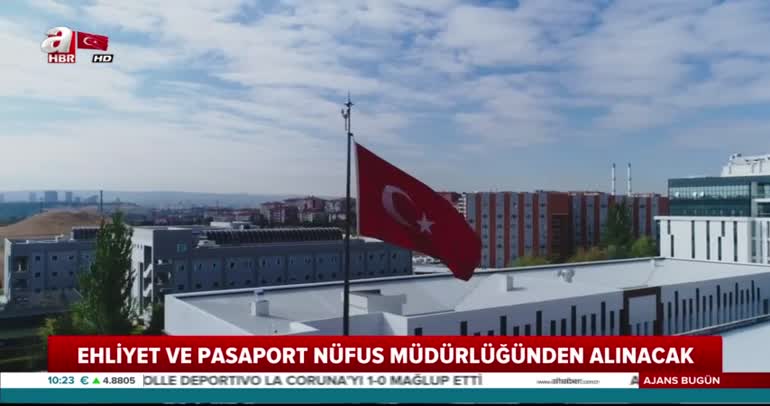 Pasaport, kimlik ve sürücü belgeleri işlemleri nüfus müdürlüklerinde yapılmaya başlandı