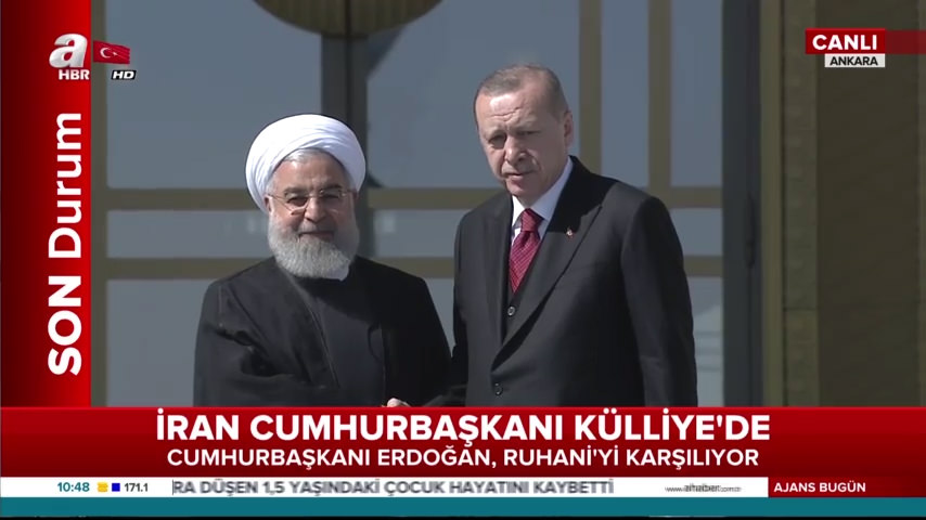 İran Cumhurbaşkanı Ruhani Ankara’da!