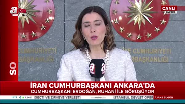 Erdoğan-Ruhani görüşmesi başladı!