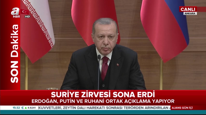 Cumhurbaşkanı Erdoğan "PYD bölgeden temizlenene kadar durmayız"