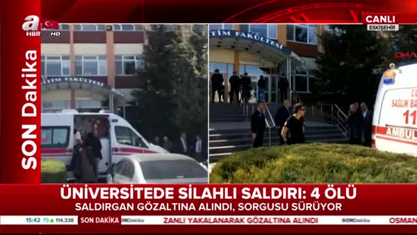 Osmangazi Üniversitesi'nde yaşanan ve 4 kişinin öldüğü silahlı saldırının detayları ortaya çıktı!