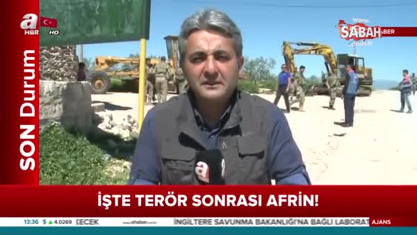 İşte terörden arındırılan Afrin'de son durum!