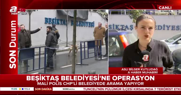 Mali polis CHP'li belediyede arama yapıyor