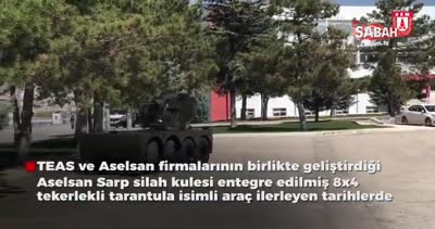 İşte Türkiye’nin yeni insansız kara aracı: Tarantula
