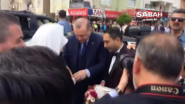 Cumhurbaşkanı Erdoğan, geline bilezik hediye etti!