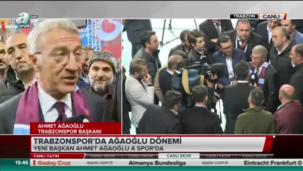 Son dakika haber: Trabzonspor'un yeni başkanı Ahmet Ağaoğlu'dan ilk açıklamalar!