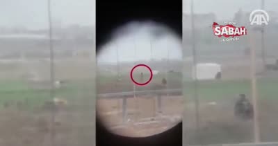 İşgalci İsrail askerleri Filistinli genci vurdukları anı kameraya aldı!