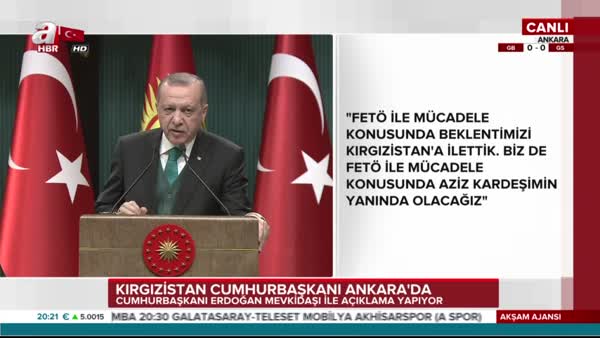 Erdoğan: İkili ticaret hacminde hedef 1 milyar dolar