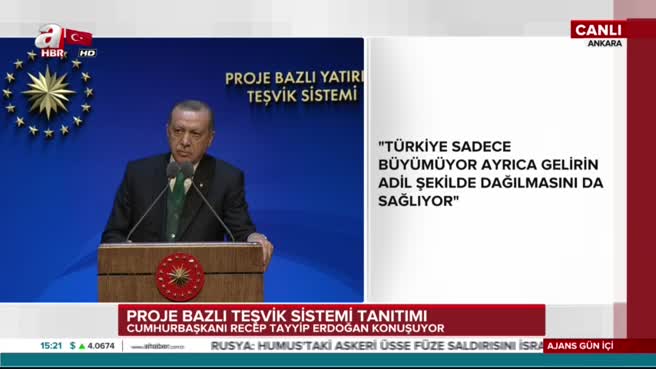 Cumhurbaşkanı Erdoğan: "Doğu'yu ihmal etmeyin"