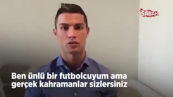 Cristiano Ronaldo'dan Suriye mesajı!