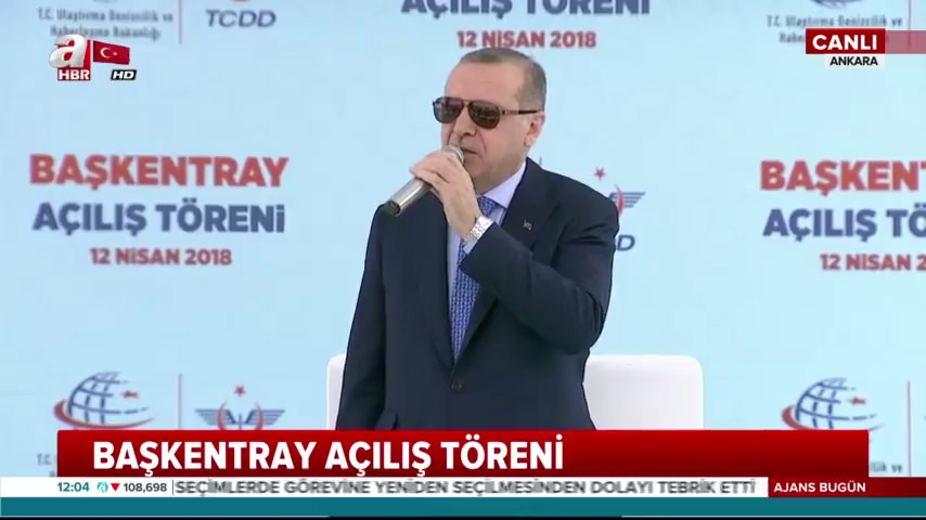 Cumhurbaşkanı Erdoğan, Başkentray açılış töreninde önemli açıklamalarda bulundu