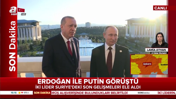 Son Dakika Haberi: Cumhurbaşkanı Erdoğan ve Putin görüştü