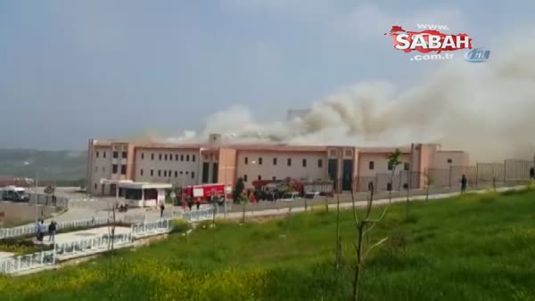 Son dakika: Bursa'da hastanede yangın paniği... Yoğun dumanlar yükseliyor!