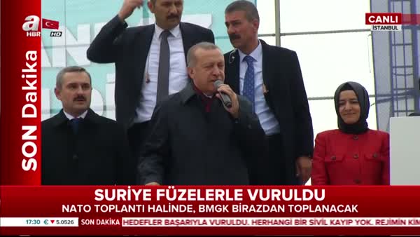 Cumhurbaşkanı Erdoğan Başakşehir'de halka hitap etti