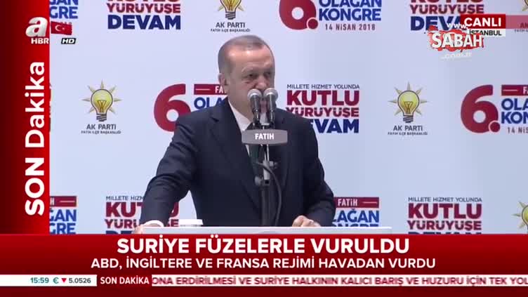 Cumhurbaşkanı Erdoğan'da Suriye açıklaması "Operasyonu doğru buluyoruz"