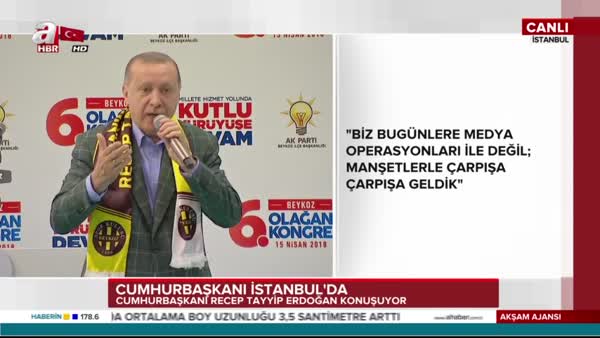 Cumhurbaşkanı Erdoğan: Teminatımız 15 yıllık eserlerimizdir